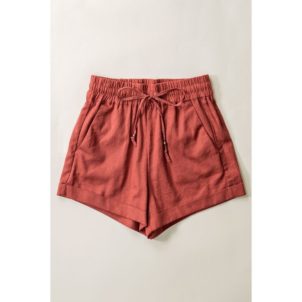 Linen shorts